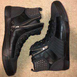 H&M studded high top sneakers